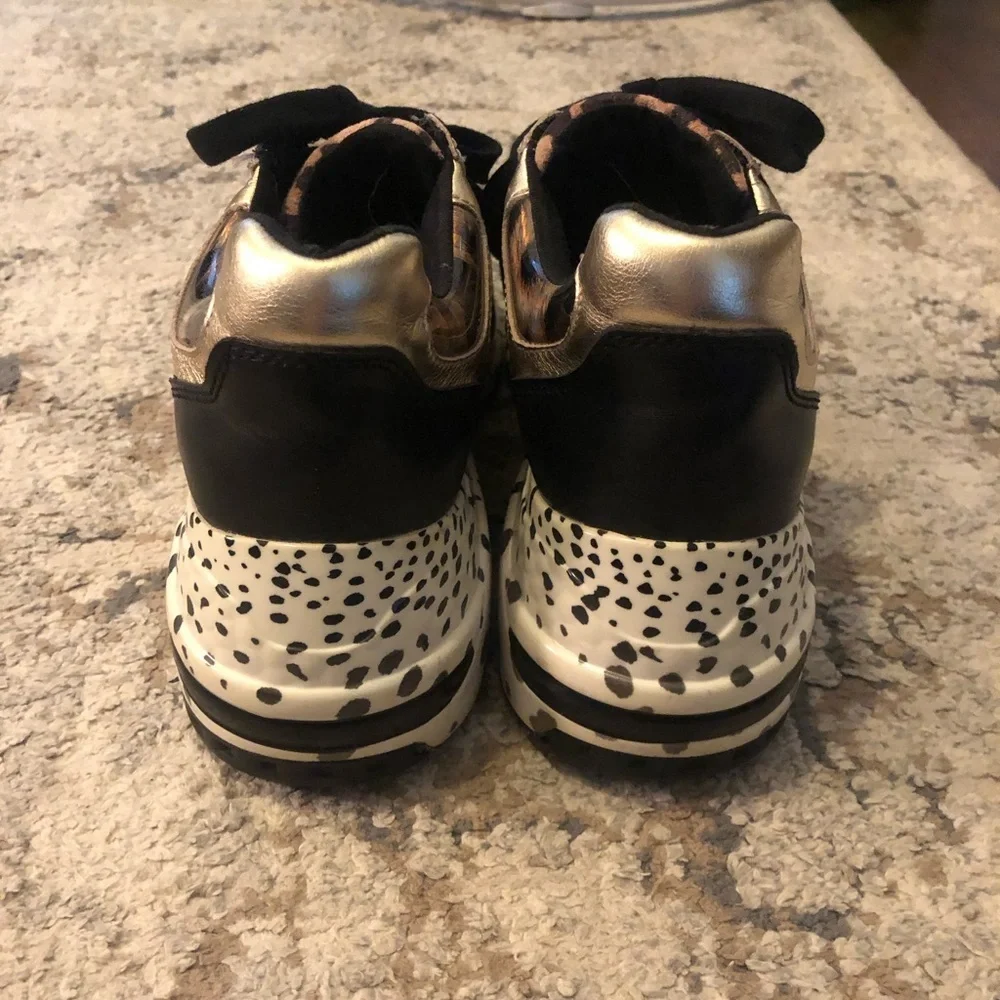 Steve Madden Bena Cheetah Print Wedge Sneakers - Picture 9 of 12